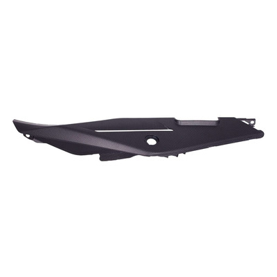 Coque arrière gauche effet carbone d'origine 2H002609 Aprilia Tuono 125 2017-20