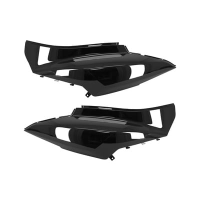 Coques arrières noir brillant Sym 50-125 Orbit 2