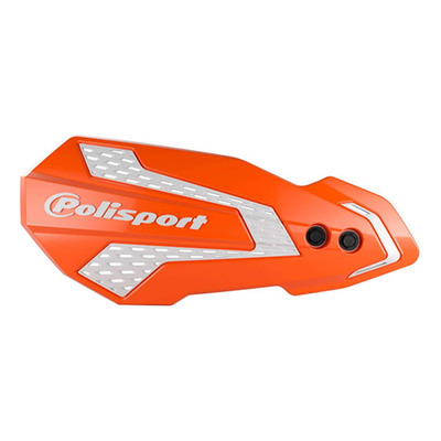 Coques de Remplacement de Protège-Mains POLISPORT MX Flow Orange / Blanc