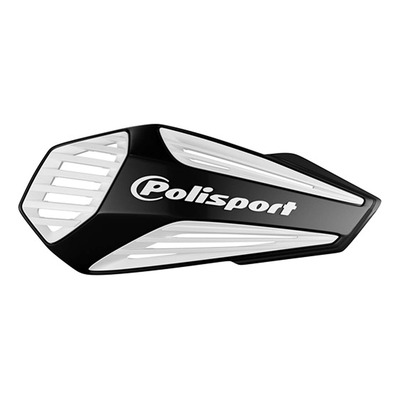 Coques de Remplacement de Protège-Mains POLISPORT MX Air Noir / Blanc