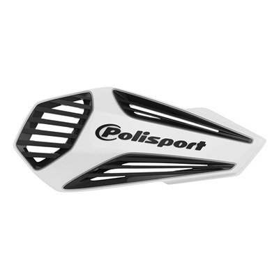 Coques de Remplacement de Protège-Mains POLISPORT MX Air Blanc / Noir