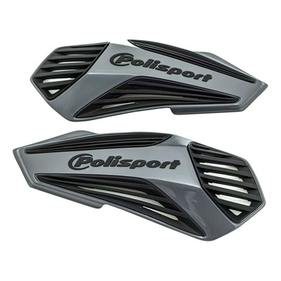 Coques de Remplacement de Protège-Mains POLISPORT MX Air Gris / Noir
