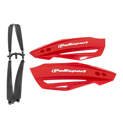 Coques de Remplacement de Protège-Mains POLISPORT Bullit Rouge