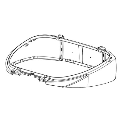 Coques latérales de remplacement pour top case Shad SH58X