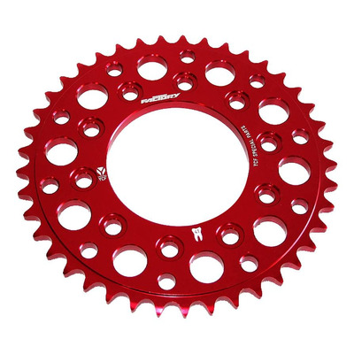 Couronne alu rouge YCF Factory 45 dents