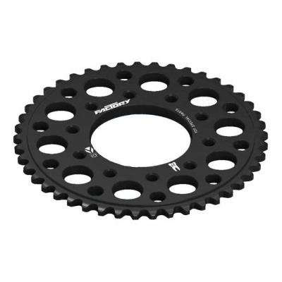 Couronne YCF - 5 trous Aluminium - D41/420 - Noir