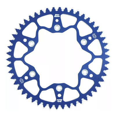 Couronne aluminium 7075-T6 Moto Master bleue pas 428 53 dents Yamaha YZ 85 02-25