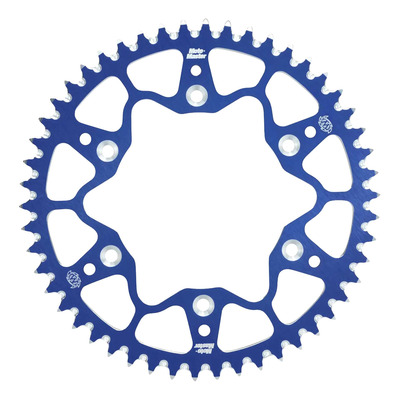 Couronne aluminium 7075-T6 Moto Master bleue pas 520 51 dents Yamaha YZ 125 99-26