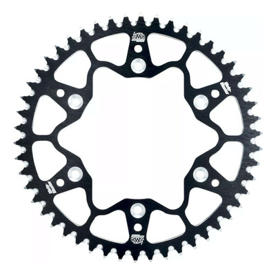 Couronne aluminium 7075-T6 Moto Master noire pas 428 53 dents Yamaha YZ 85 02-25