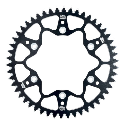 Couronne aluminium 7075-T6 Moto Master noire pas 520 51 dents Yamaha YZ 125 99-26