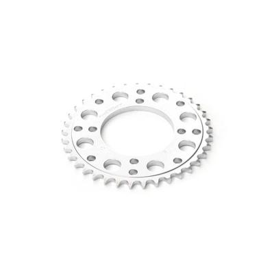 Couronne YCF - 4 trous Aluminium - D37/420 - Argent