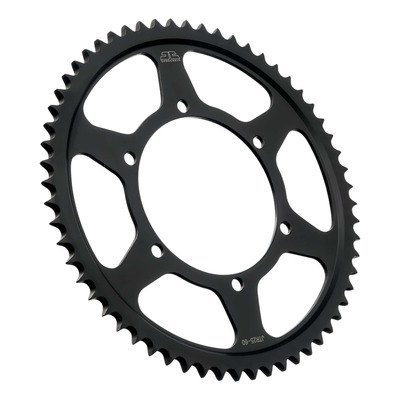 Couronne JT Sprockets acier noir pas 428 60 dents Aprilia RS Replica/RS4/Tuono 125