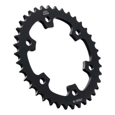 Couronne JT Sprockets acier noir pas 525 38 dents Royal Enfield Continental/Interceptor