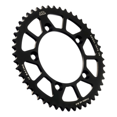 Couronne JT Sprockets alu noir pas 420 48 dents KTM SX 65/Husqvarna TC 65