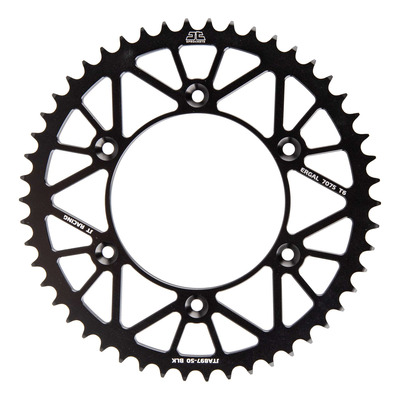 Couronne JT Sprockets Aluminium pas 520 50 dents - Pour KTM SX 250 97-03