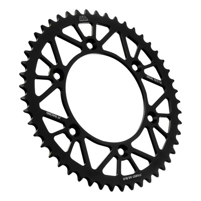 Couronne JT Sprockets Racelite alu noir pas 520 49 dents KTM SX/XC 250