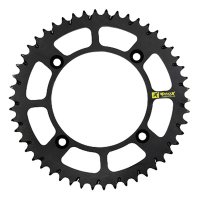 Couronne PROX Anti-Boue Aluminium Noir - D49/428 - Yamaha 80 / 85 YZ 93-25