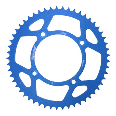 Couronne Supersprox alu bleu pas 420 51 dents Beta RR 50 Enduro 12-25