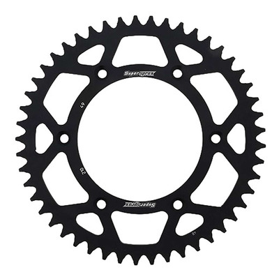 Couronne Supersprox alu noir antiboue pas 520 49 dents Honda CRF 11-26
