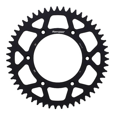 Couronne Supersprox alu noir antiboue pas 520 51 dents Honda CR 125 R 87-99