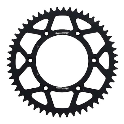 Couronne Supersprox alu noir antiboue pas 520 52 dents Honda CR 125 R 00-07