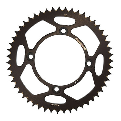 Couronne Supersprox alu noir pas 428 51 dents Kawasaki KX 85 24-26