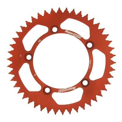 Couronne Supersprox alu orange pas 420 46 dents KTM SX 65 98-01