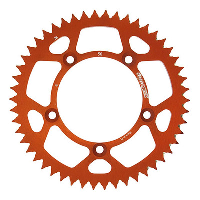 Couronne Supersprox alu orange pas 420 50 dents KTM SX 65 02-10