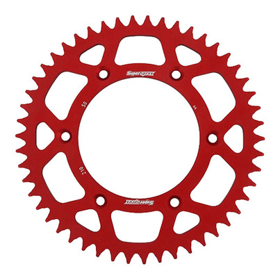 Couronne Supersprox alu rouge antiboue pas 520 50 dents Beta RR 350 13-26