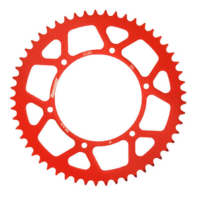 Couronne Supersprox alu rouge pas 420 52 dents Aprilia RS 50 06-10