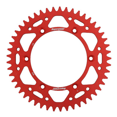 Couronne Supersprox alu rouge pas 520 49 dents Sherco SEF 250 14-17