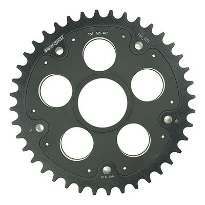 Couronne Supersprox Stealth noir 42 dents Ducati 800 monster s2r 05-07