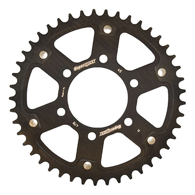 Couronne Supersprox Stealth noir 46 dents Ktm 65 Sx 98-01