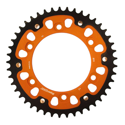 Couronne Supersprox Stealth orange 45 dents Ktm 950 super enduro 06-08