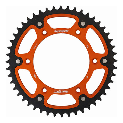 Couronne Supersprox Stealth orange 47 dents Ktm 300 sx 26-27