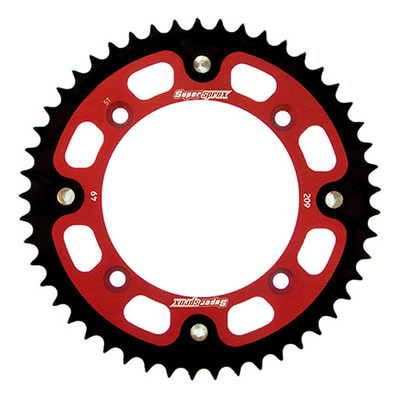 Couronne Supersprox Stealth rouge 50 dents Ktm 125 sx 94-27