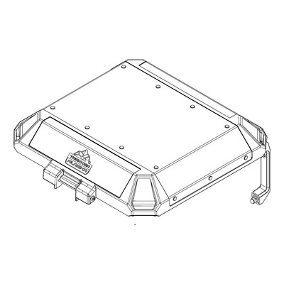 Couvercle aluminium pour top case Givi Alaska ALA44A