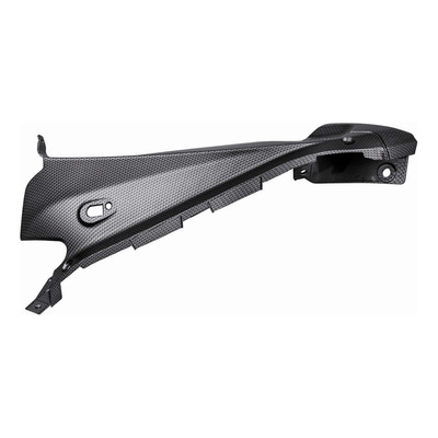 Couvercle avant gauche effet carbone d'origine 2H002628 Aprilia RS 125 2017-19