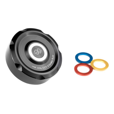 Couvercle de bocal de maître-cylindre Gilles Tooling Yamaha YZF-R1 1000 98-22 noir