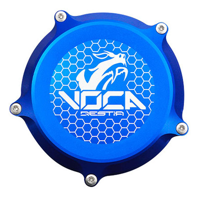 Couvercle de carter d’embrayage Voca Racing bleu AM6
