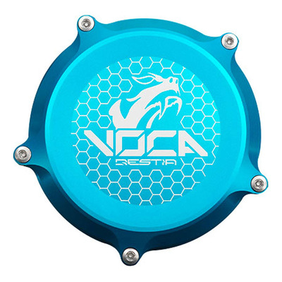 Couvercle de carter d’embrayage Voca Racing cyan AM6