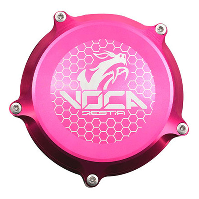 Couvercle de carter d’embrayage Voca Racing rose AM6