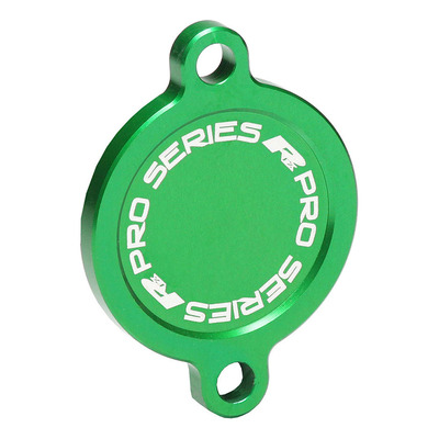 Couvercle de Filtre à Huile RFX Pro en Aluminium Anodisé Vert pour Kawasaki 450 KXF 19-24
