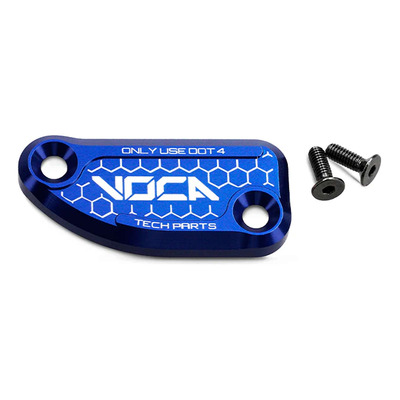 Couvercle de maître cylindre de frein arrière Voca Racing alu CNC bleu Derbi Senda/Aprilia SX