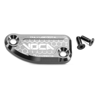 Couvercle de maître cylindre de frein arrière Voca Racing alu CNC gris Derbi Senda/Aprilia SX