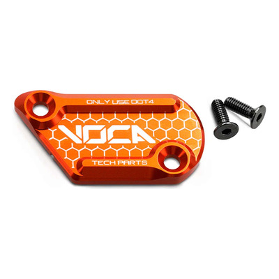 Couvercle de maître cylindre de frein Voca Racing alu CNC orange Beta RR 50/125