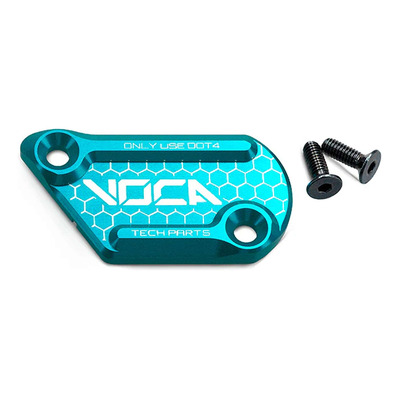 Couvercle de maître cylindre de frein Voca Racing alu CNC cyan Beta RR 50/125