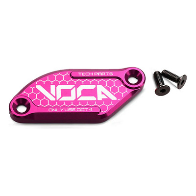 Couvercle de maître cylindre de frein Voca Racing alu CNC violet Derbi Senda/Aprilia SX J.Juan