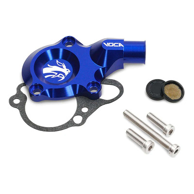 Couvercle de pompe à eau Voca Racing CNC bleu AM6