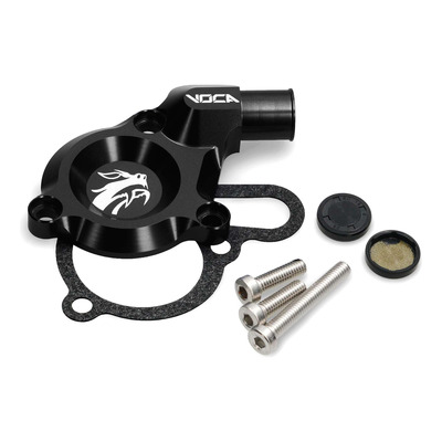 Couvercle de pompe à eau Voca Racing CNC noir Derbi Euro 3